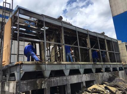 冷卻塔填料如何換？